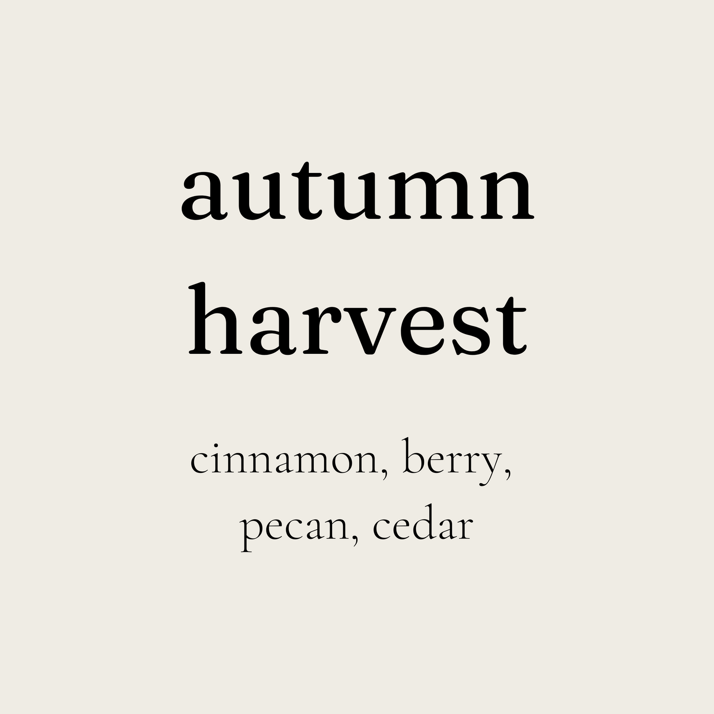 Autumn Harvest