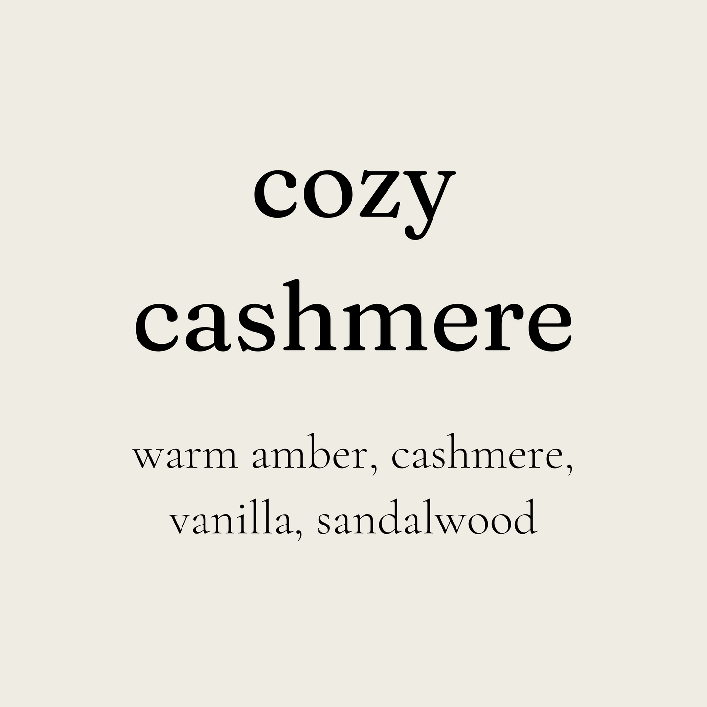 Cozy Cashmere
