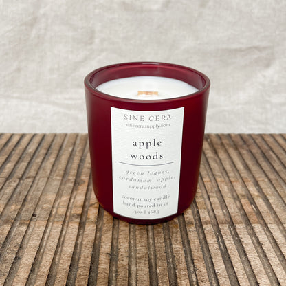 Fall Collection - Apple Woods Wood Wick Candle